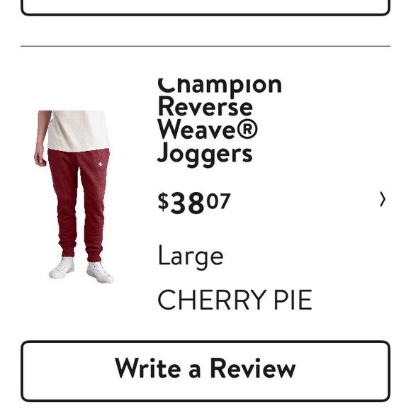 Champion joggers M cherry color from Nordstrom. - Picture 2 of 4